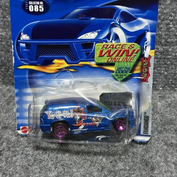 Vtg (Y2K) 2001 HOT WHEELS "FANDANGO" YU-GI-OH SERIES -# 085 Read New! Nip! OB - Picture 3 of 7